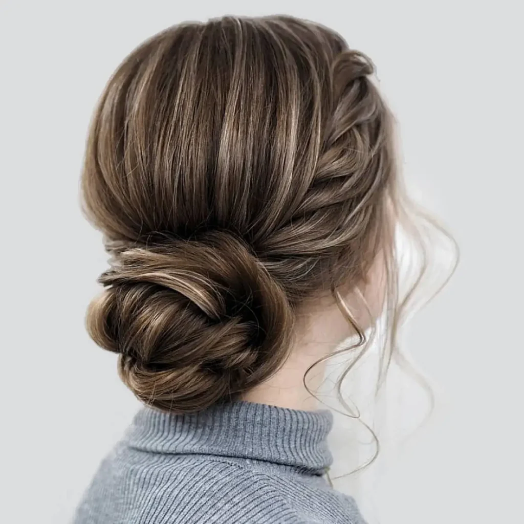 Romantic Low Bun 2