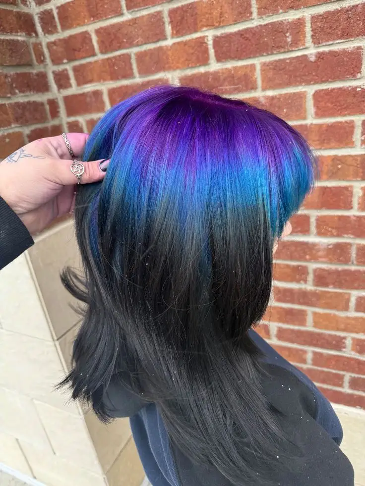 Blue Roots with Purple Ends