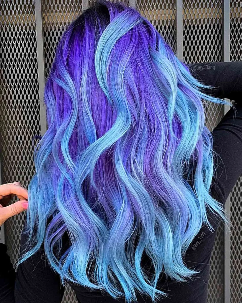  Pastel Blue and Lavender Hair