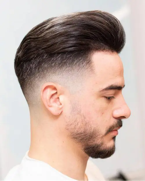 Skin Fade with Pompadour