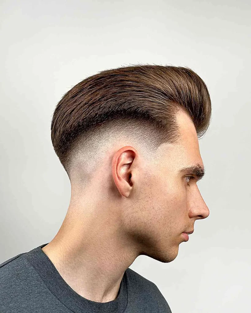 Skin Fade with Pompadour