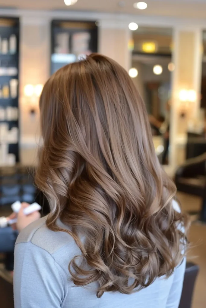 Asymmetric Waves for Light Brown Hair