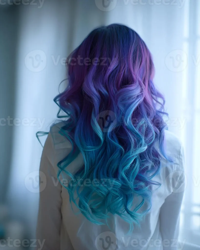 Blue Roots with Purple Ends