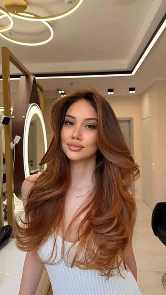 Light Brown Layered Haircut