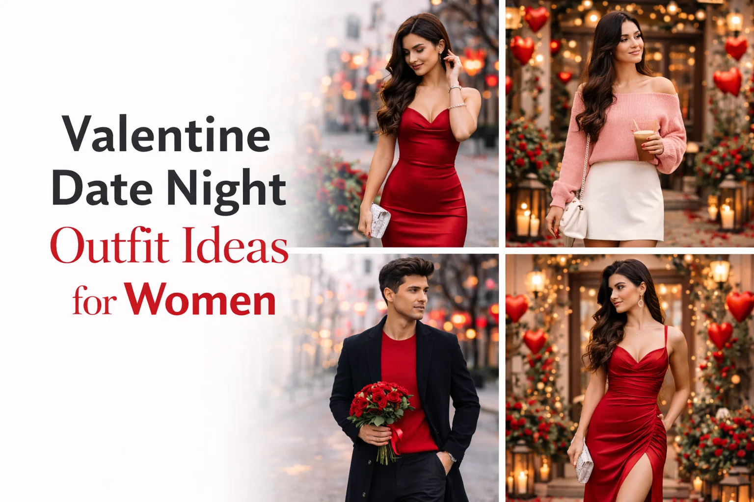 Valentine Date Night Outfit Ideas for Women