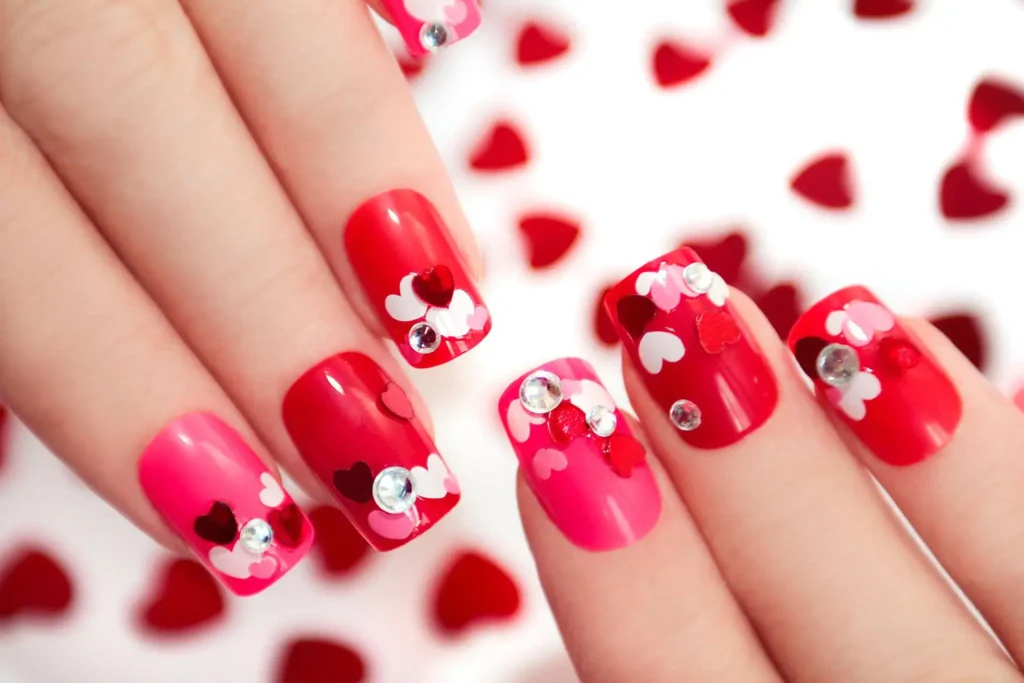 Classy Valentine Nail Ideas