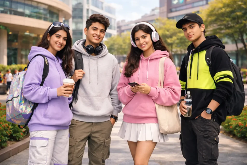 Cozy Hoodie Student Look