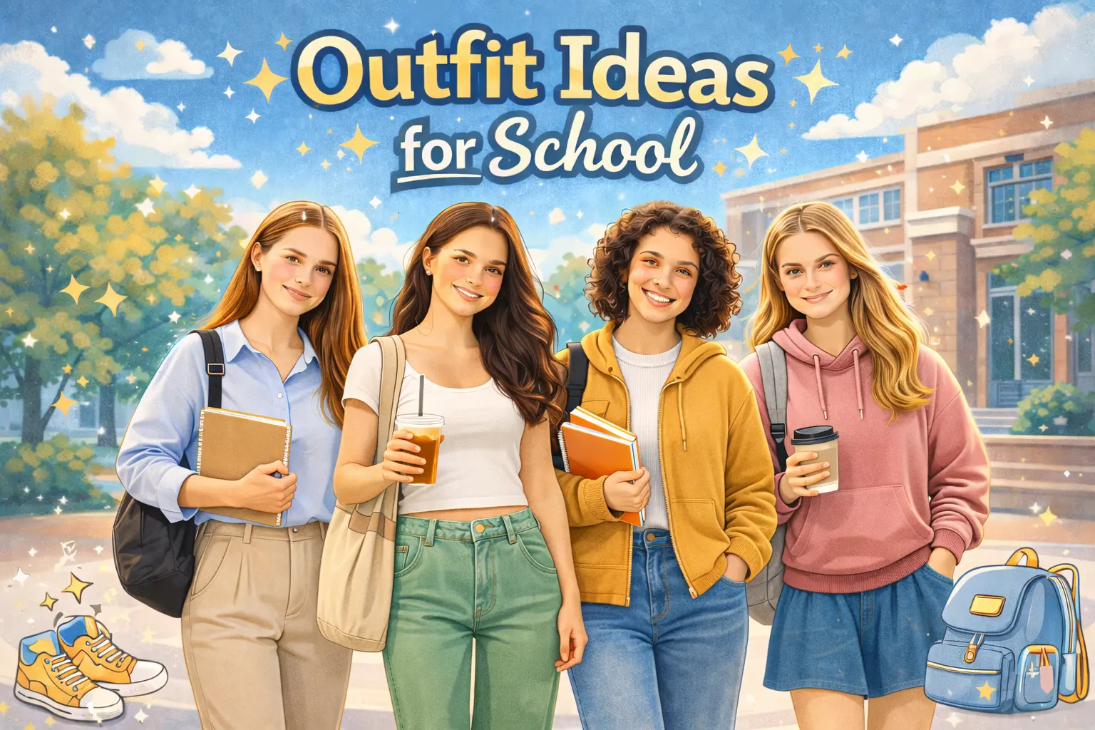 Trendy Outfit Ideas for School